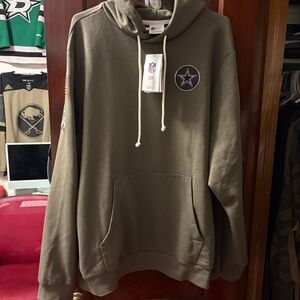 NFL Olive Hoodie with Star Patch